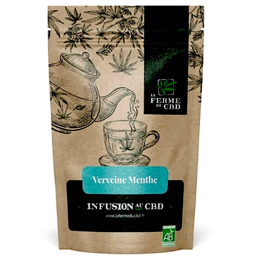 verveine tisane cbd la.ferme.du.cbd 